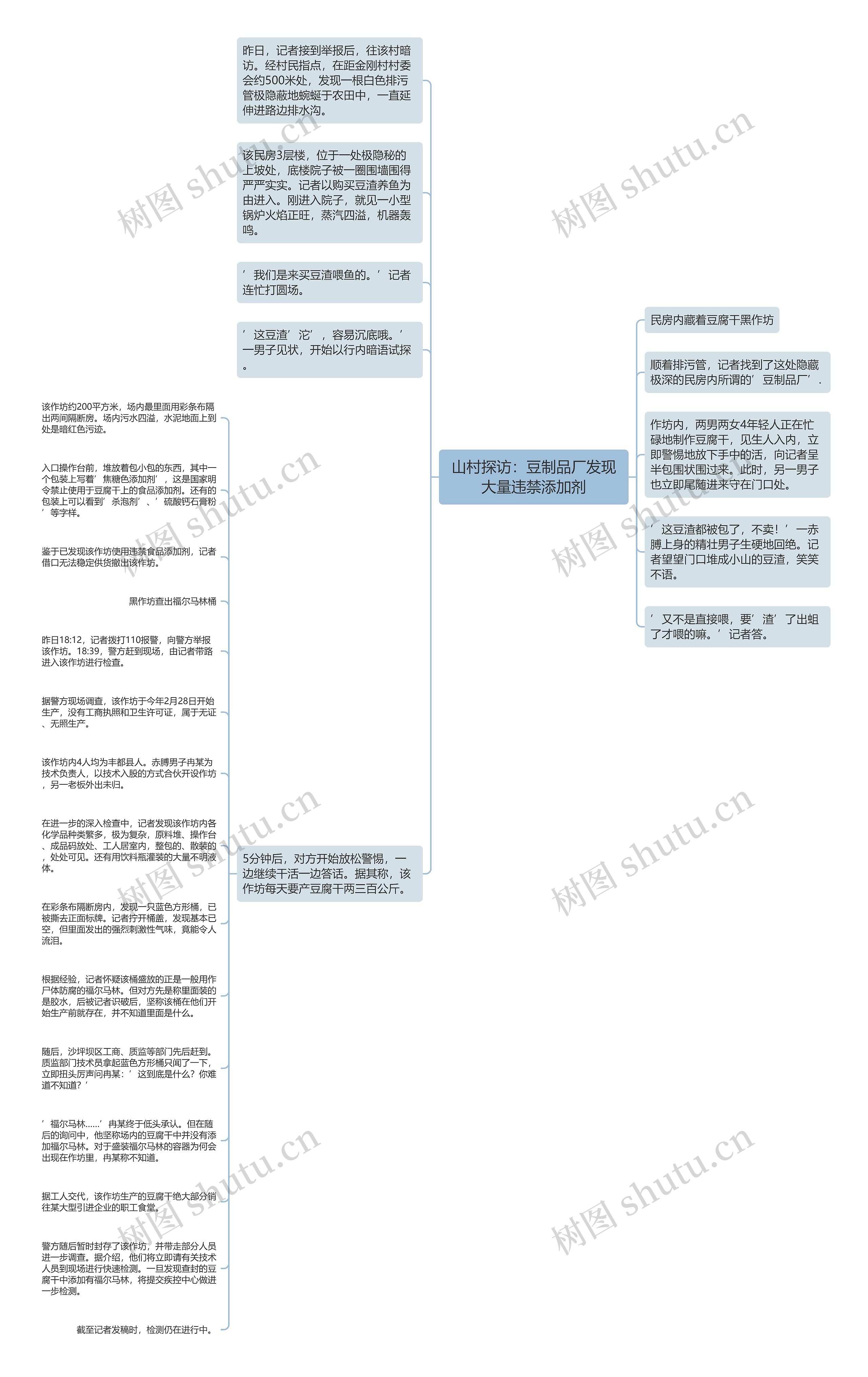 山村探访：豆制品厂发现大量违禁添加剂