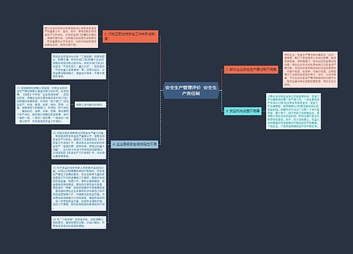 安全生产管理评价  安全生产责任制