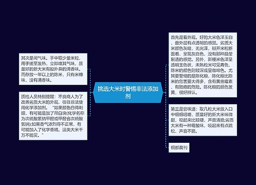 挑选大米时警惕非法添加剂