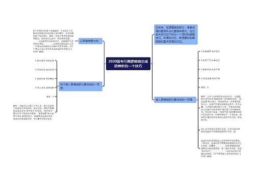 2020国考行测逻辑填空成语辨析的一个技巧