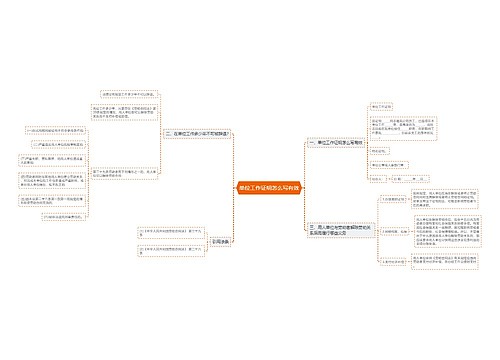 单位工作证明怎么写有效