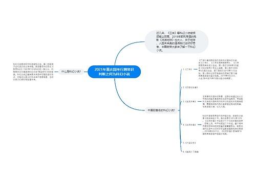 2021年重庆国考行测常识判断之何为科幻小说