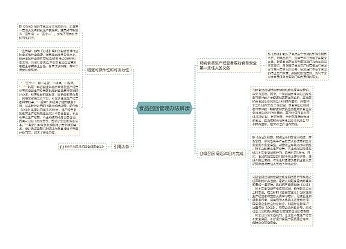 食品召回管理办法解读