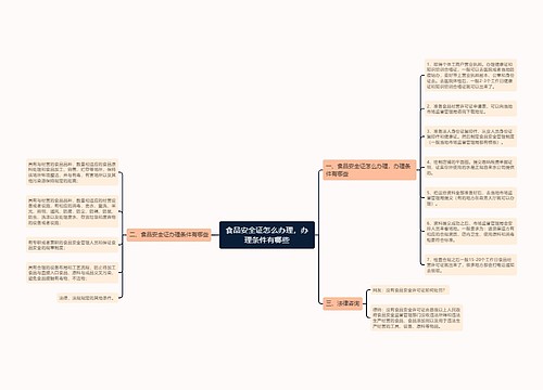 食品安全证怎么办理，办理条件有哪些