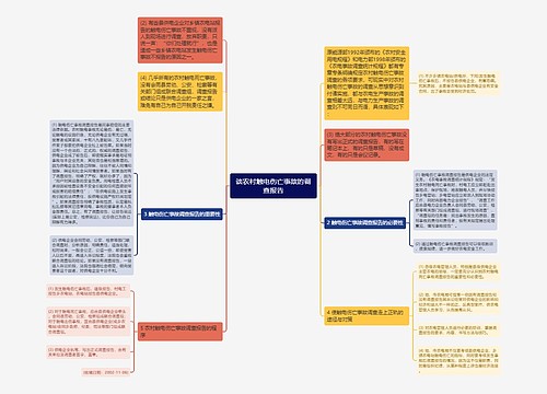 谈农村触电伤亡事故的调查报告