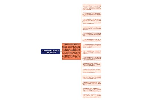 2020重庆国家公务员申论之新政策知识点