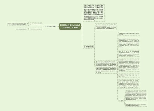 2022国考数量关系小技巧：注意间距、有序排队