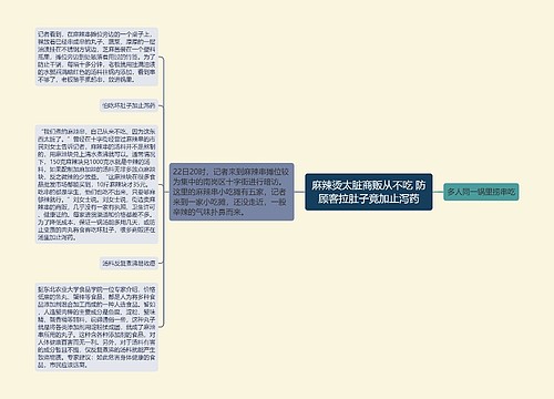 麻辣烫太脏商贩从不吃 防顾客拉肚子竟加止泻药