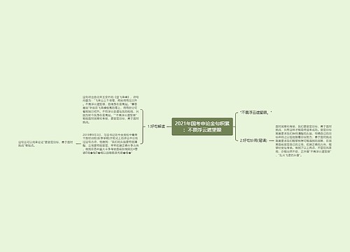 2021年国考申论金句积累：不畏浮云遮望眼