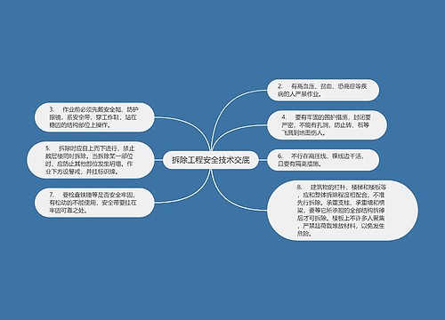 拆除工程安全技术交底