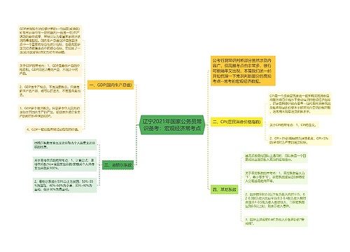 辽宁2021年国家公务员常识备考：宏观经济常考点