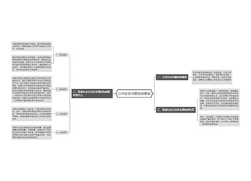 公共安全问题包括哪些