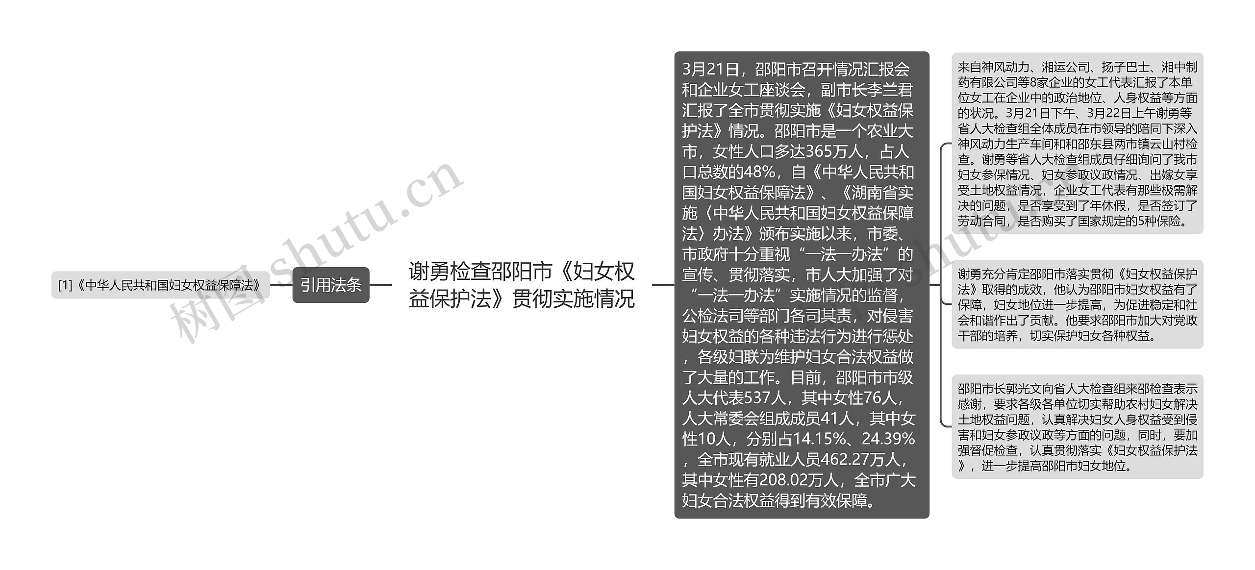 谢勇检查邵阳市《妇女权益保护法》贯彻实施情况 谢勇检查邵阳市《妇女权益保护法》贯彻实施情况