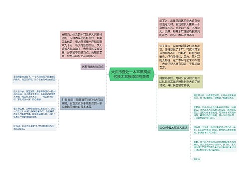 大庆市查处一木耳黑窝点 劣质木耳掺添加剂蒸煮