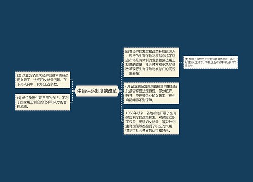 生育保险制度的改革