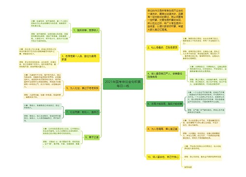 2021年国考申论金句积累每日一练 2021年国考申论金句积累每日一练