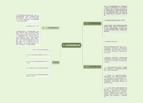 个人持有电棍违法吗