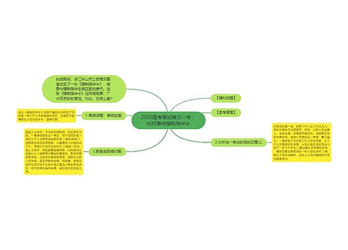 2020国考面试每日一练：如何看待强制陪伴令