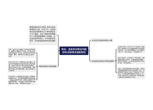 青岛：皇家美孚面包内藏苍蝇 顾客要求道歉被拒