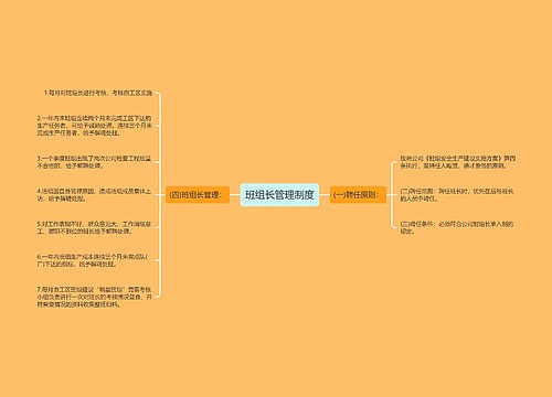 班组长管理制度