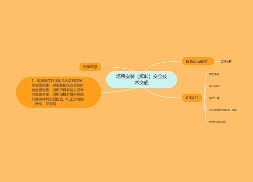 塔吊安装（拆卸）安全技术交底