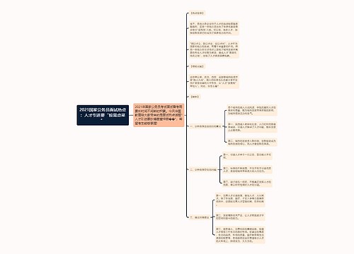 2021国家公务员面试热点：人才引进要“按需点菜”