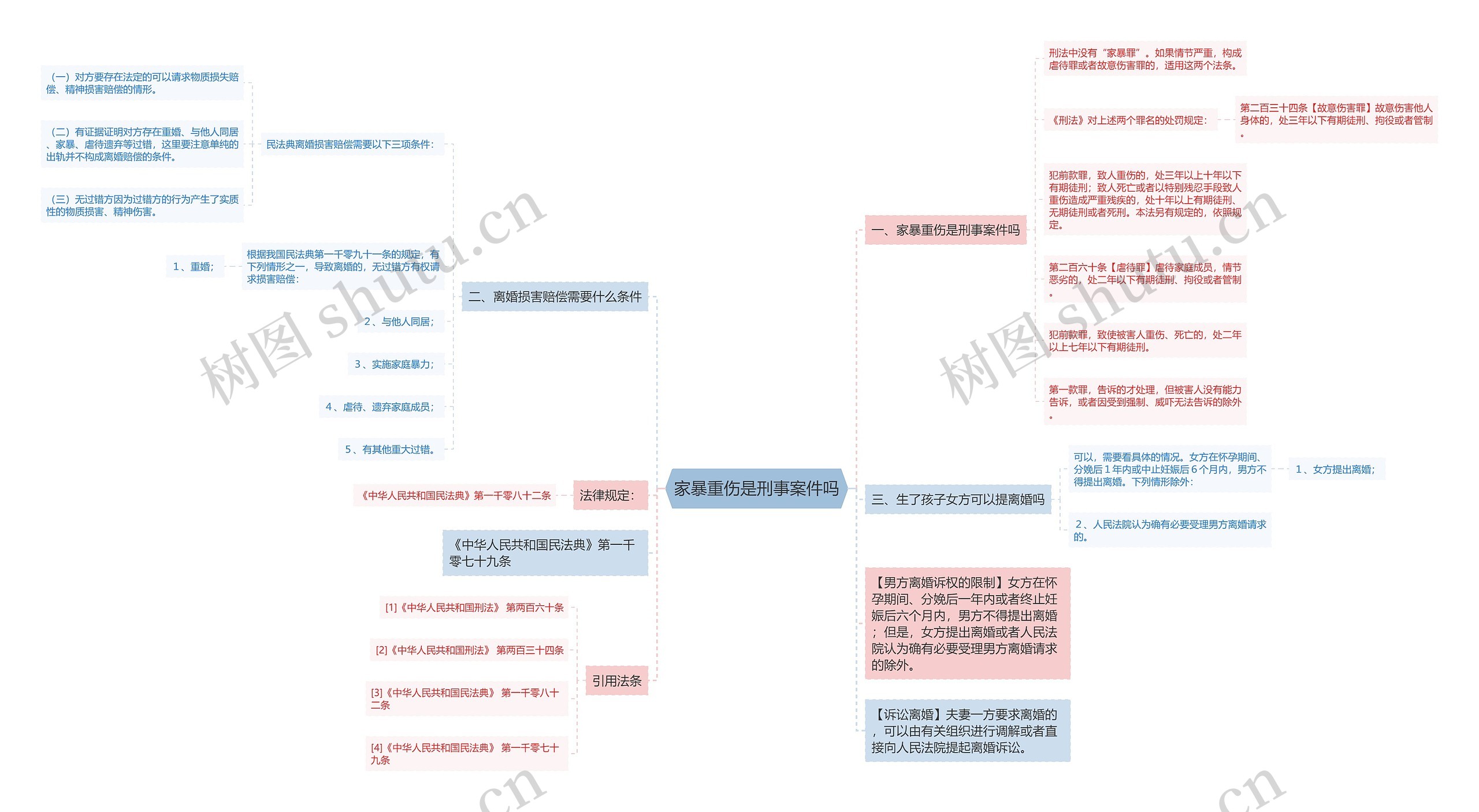 家暴重伤是刑事案件吗思维导图