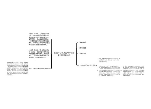 2022年公务员国考申论范文之医保异地结