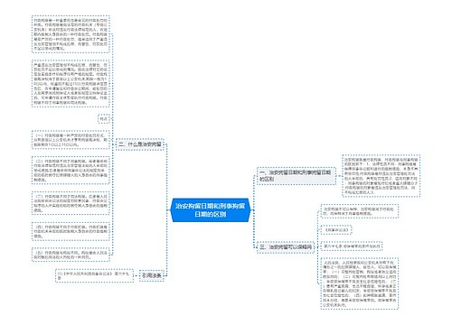 治安拘留日期和刑事拘留日期的区别