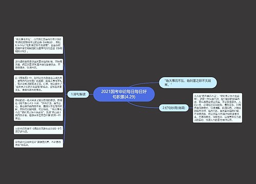 2021国考申论每日每日好句积累(4.29)