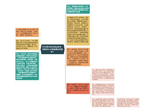 2020湖北省考面试备考：消极类社会现象题如何回答？