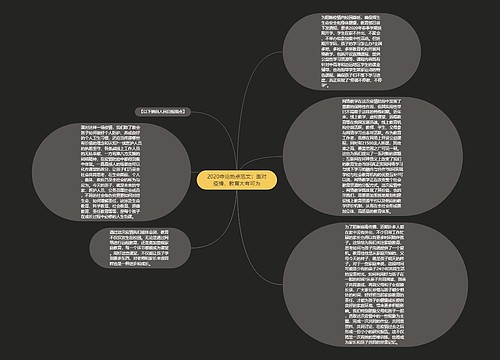 2020申论热点范文：面对疫情，教育大有可为