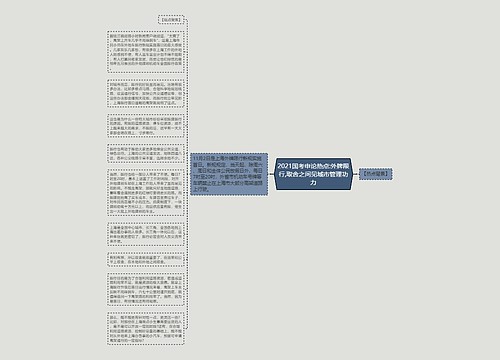 2021国考申论热点:外牌限行,取舍之间见城市管理功力