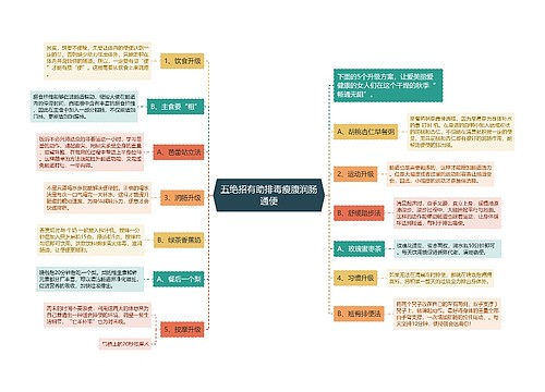 五绝招有助排毒瘦腹润肠通便