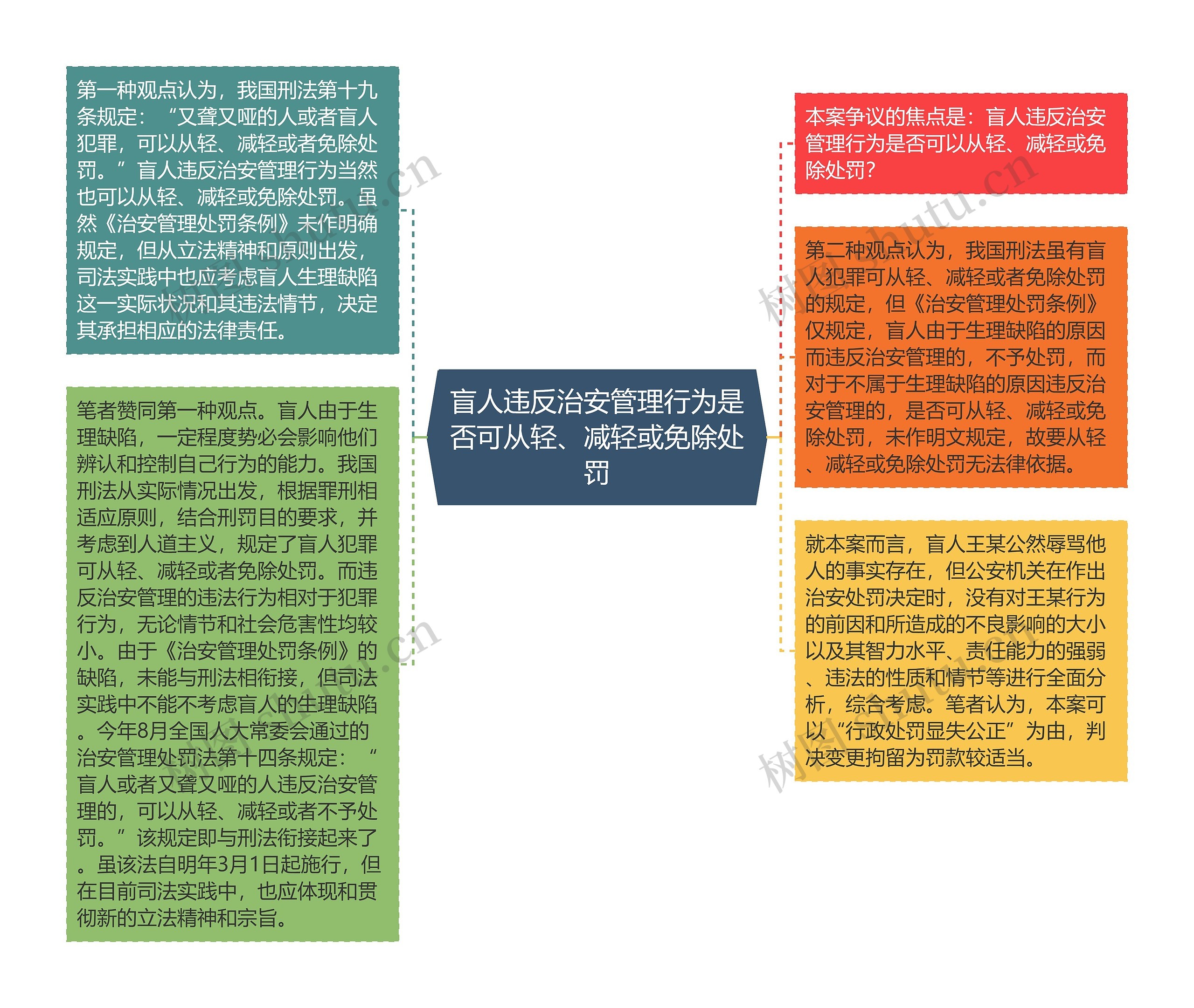 盲人违反治安管理行为是否可从轻、减轻或免除处罚