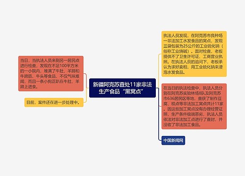 新疆阿克苏查处11家非法生产食品“黑窝点”