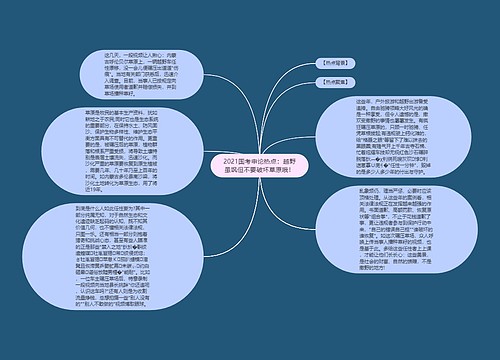 2021国考申论热点：越野虽飒但不要破坏草原哦！