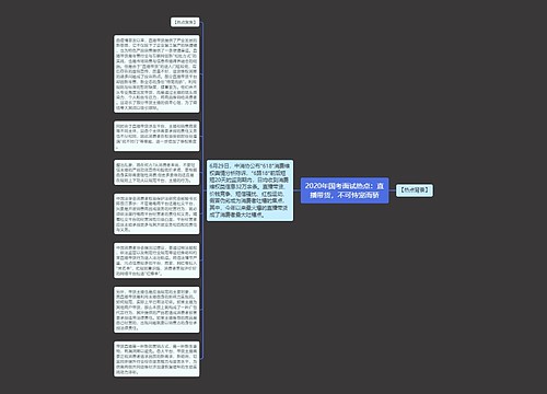 2020年国考面试热点：直播带货，不可恃宠而骄