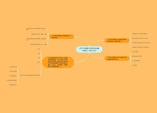 2021年国家公务员考试备考每日一练(0206)