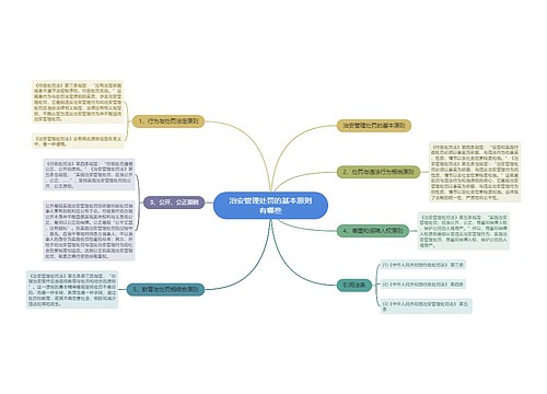 治安管理处罚的基本原则有哪些