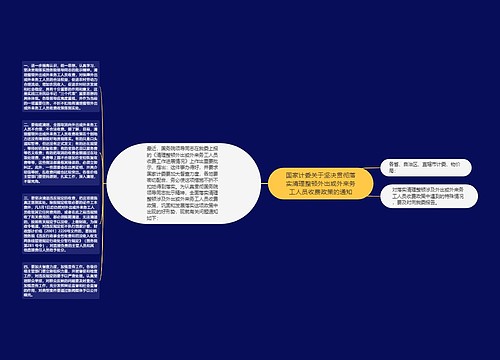 国家计委关于坚决贯彻落实清理整顿外出或外来务工人员收费政策的通知