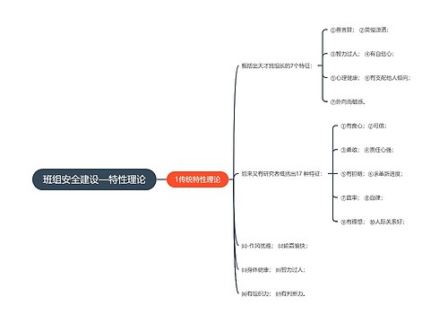 班组安全建设—特性理论