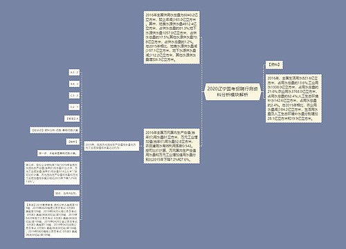 2020辽宁国考招聘行测资料分析模块解析