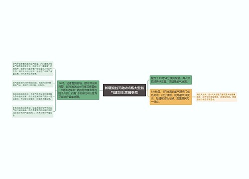 新疆克拉玛依市6瓶大型氨气罐发生泄漏事故