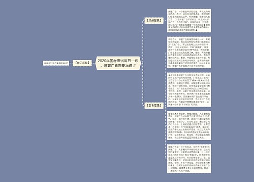 2020年国考面试每日一练：弹窗广告需要治理了