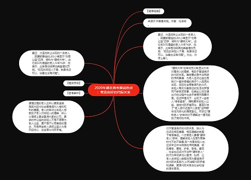 2020年湖北省考面试热点：营造良好的代际关系