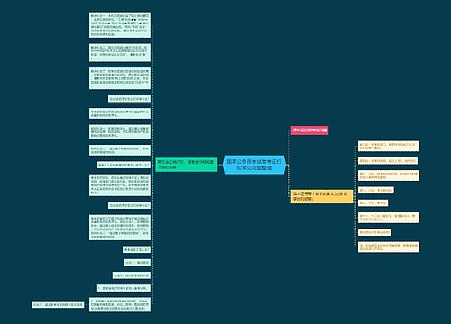 国家公务员考试准考证打印常见问题整理