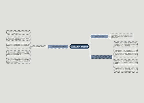 安全证丢失了怎么办