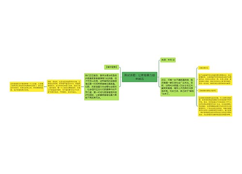 面试话题：让家庭暴力越来越远