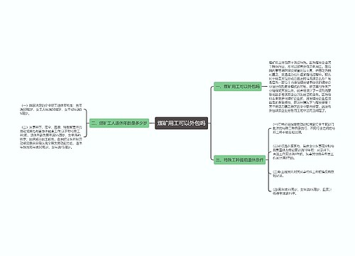 煤矿用工可以外包吗